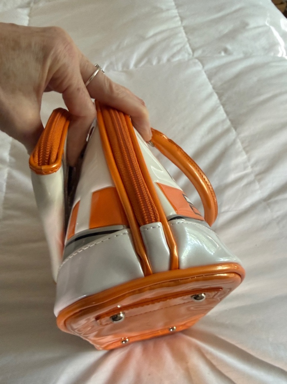 🔸RARE 2 Piece SET🔸Loungefly Star Wars BB-8 Dome Satchel & Matching Coin Purse - Picture 9 of 13
